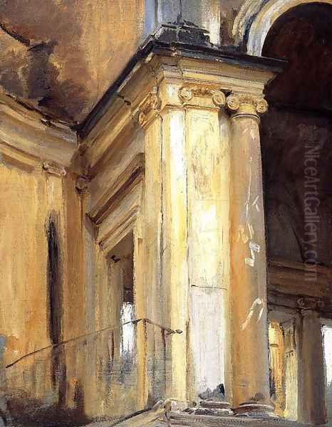 Roman Architecture Oil Painting by John Singer Sargent