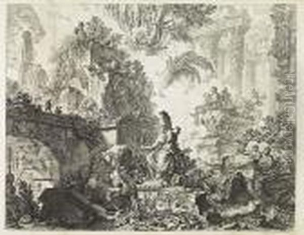 Untitled Oil Painting by Giovanni Battista Piranesi