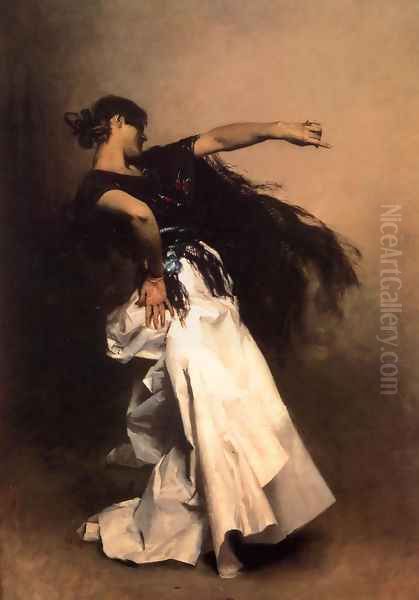 Spanish Dancer Oil Painting by John Singer Sargent