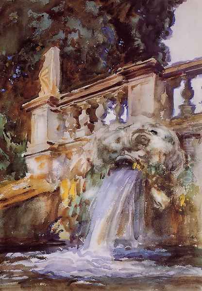 Villa Torlonia, Frascati Oil Painting by John Singer Sargent