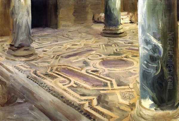 A Mosque, Cairo Oil Painting by John Singer Sargent