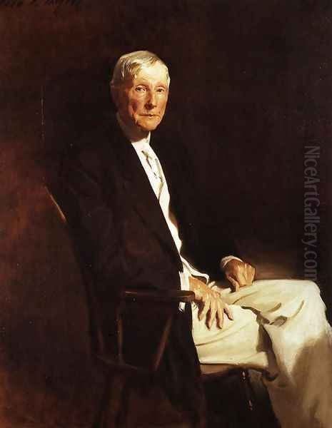 John D. Rockefeller Oil Painting by John Singer Sargent