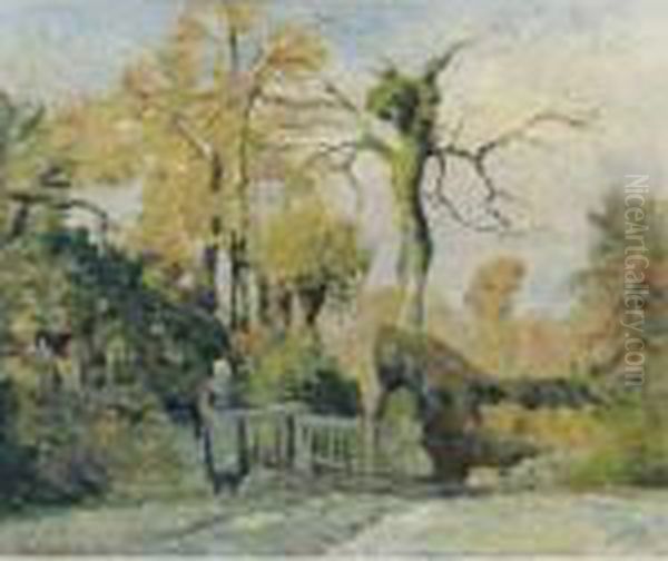 Paysage En Automne Oil Painting by Camille Pissarro