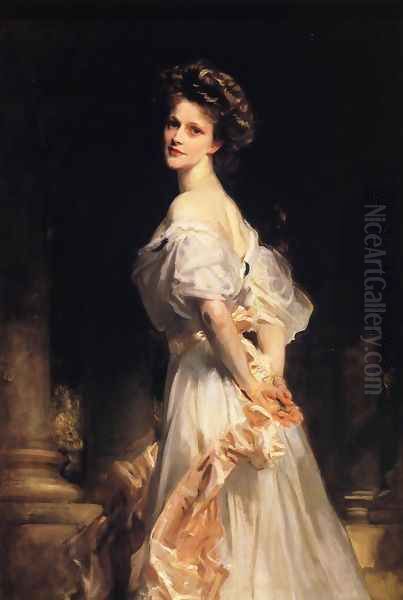 Mrs. Waldorf Astor (Nancy Langhorne) Oil Painting by John Singer Sargent