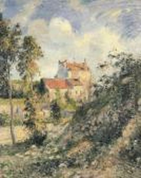 Les Mathurins, Pontoise Oil Painting by Camille Pissarro