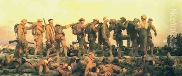 Gassed Oil Painting by John Singer Sargent