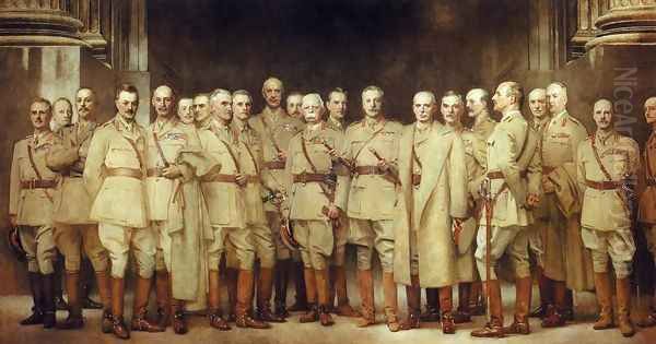 General Officers of World War I Oil Painting by John Singer Sargent