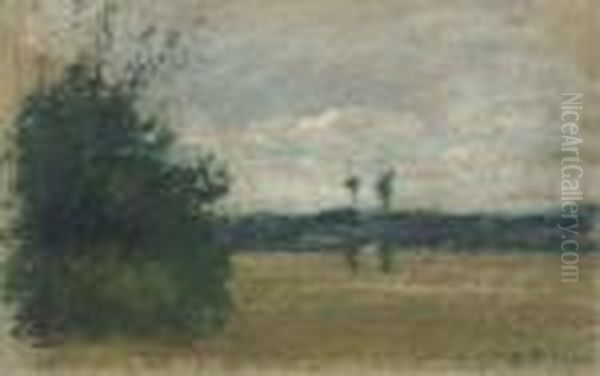 Paysage Oil Painting by Camille Pissarro