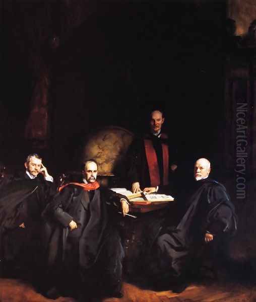 Professors Welch, Halsted, Osler and Kelly Oil Painting by John Singer Sargent