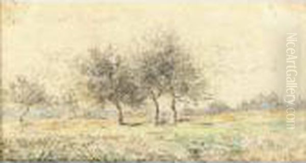 Paysage Oil Painting by Camille Pissarro