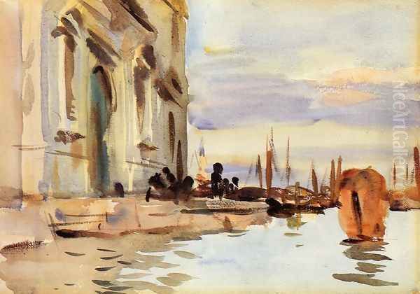 Spirito Santo, Saattera (or Venice, Zattere) Oil Painting by John Singer Sargent