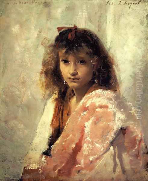 Carmela Bertagna Oil Painting by John Singer Sargent