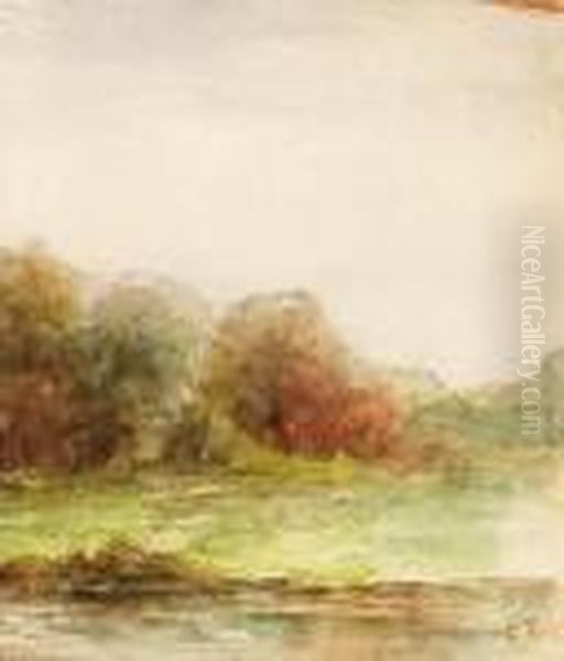 Landscape Oil Painting by Camille Pissarro