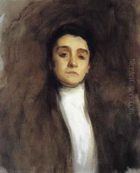 Eleanora Duse Oil Painting by John Singer Sargent