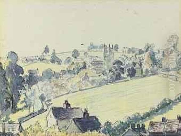 Wootton-under-edge Oil Painting by Lucien Pissarro