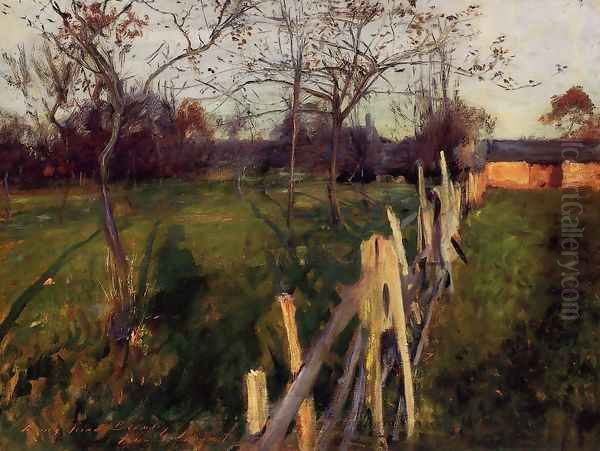 Home Fields Oil Painting by John Singer Sargent