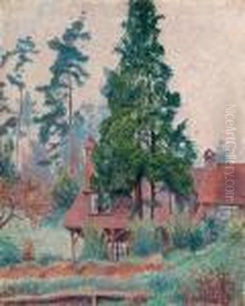 Ruffit Oil Painting by Lucien Pissarro