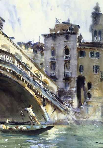 The Rialto Venice Oil Painting by John Singer Sargent