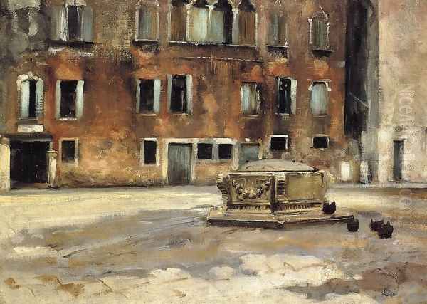 Campo San Agnese, Venise Oil Painting by John Singer Sargent