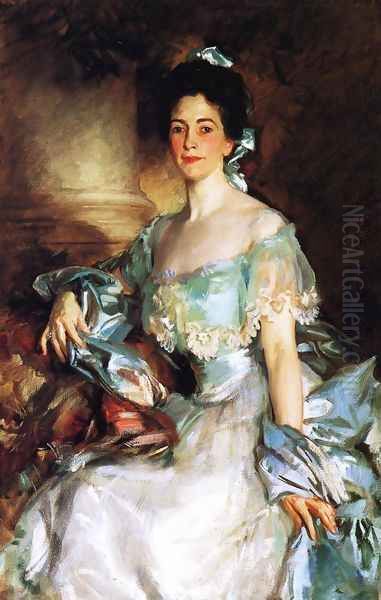 Mrs. Abbott Lawrence Rotch Oil Painting by John Singer Sargent