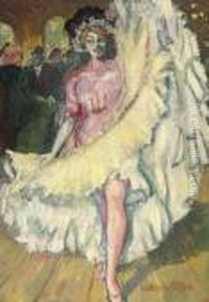 Danseuse De Cabaret Oil Painting by Ludovic Rodo Pissarro