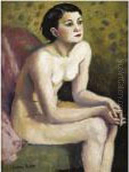 Femme Assise Oil Painting by Ludovic Rodo Pissarro