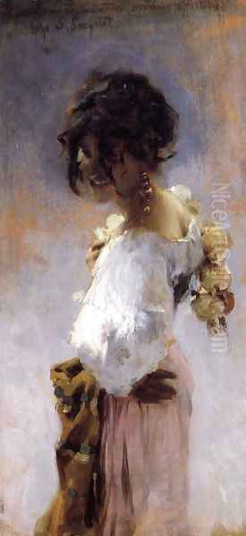 Rosina Oil Painting by John Singer Sargent