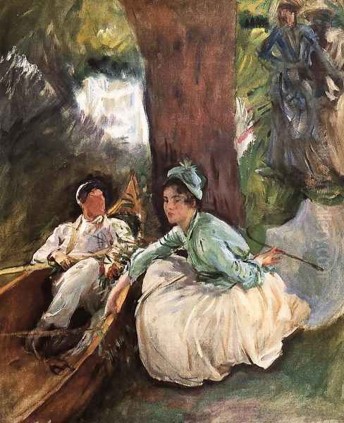 By The River Oil Painting by John Singer Sargent