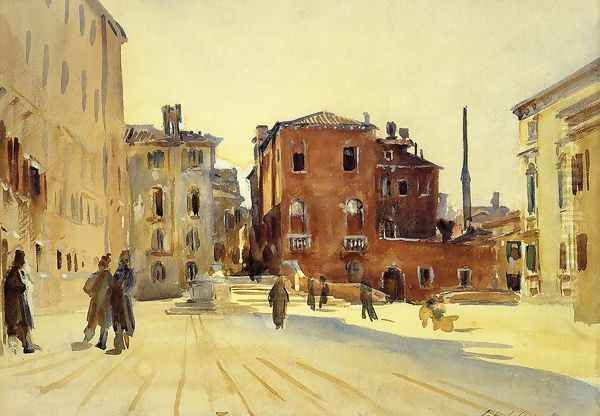 Campo Dei Gesuiti Oil Painting by John Singer Sargent