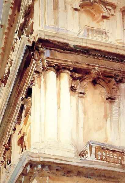 Palazzo Corner della Ca' Grande Oil Painting by John Singer Sargent