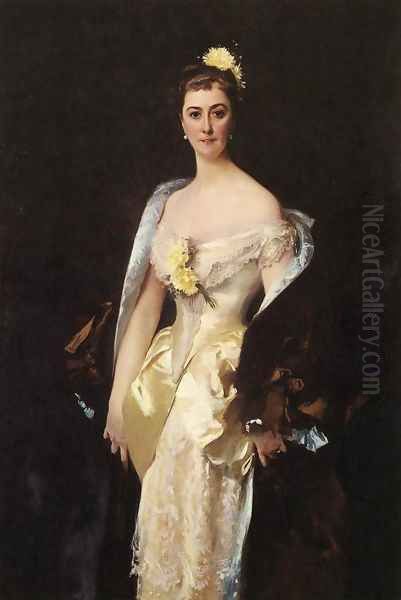 Caroline de Bassano, Marquise d'Espeuilles Oil Painting by John Singer Sargent