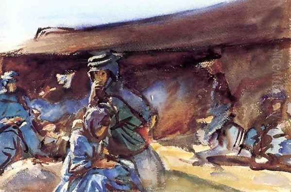 Black Tent Oil Painting by John Singer Sargent