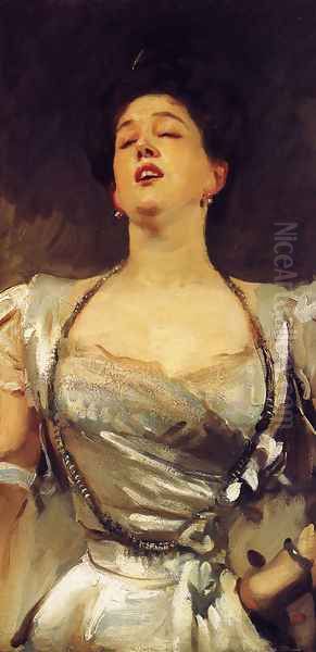 Mrs. George Batten (Mabel Veronica Hatch) Oil Painting by John Singer Sargent