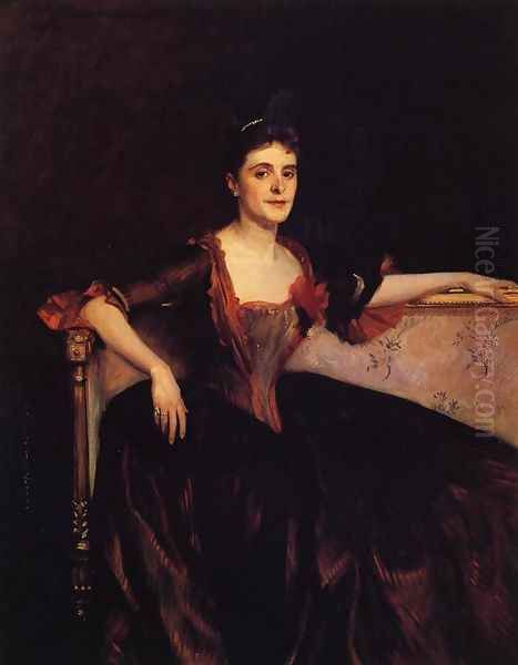 Mrs. Thomas Lincoln Manson Jr (Mary Groot) Oil Painting by John Singer Sargent