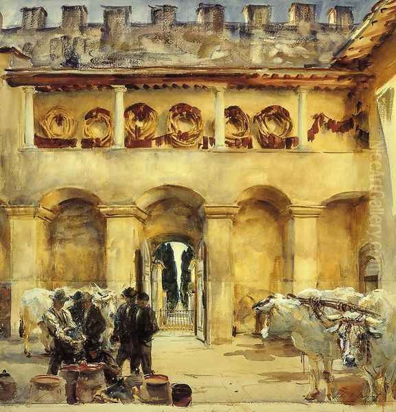 Florence Torre Galli Oil Painting by John Singer Sargent