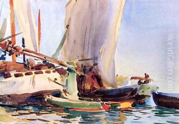 Giudecca Oil Painting by John Singer Sargent