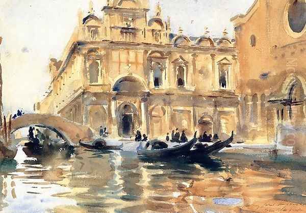 Rio Dei Mendicanti Oil Painting by John Singer Sargent