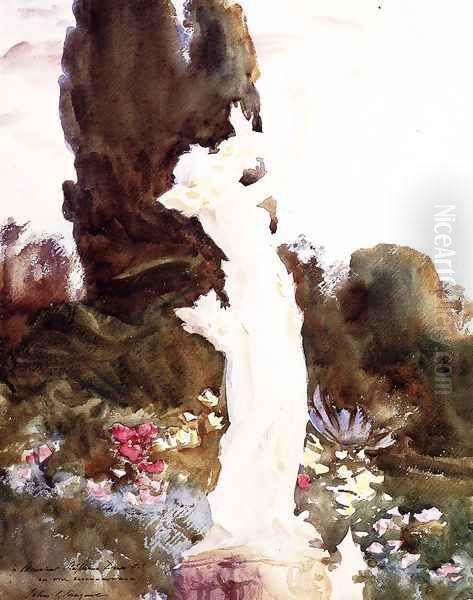 Garden Fantasy Oil Painting by John Singer Sargent