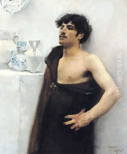 Young Man In Reverie Oil Painting by John Singer Sargent