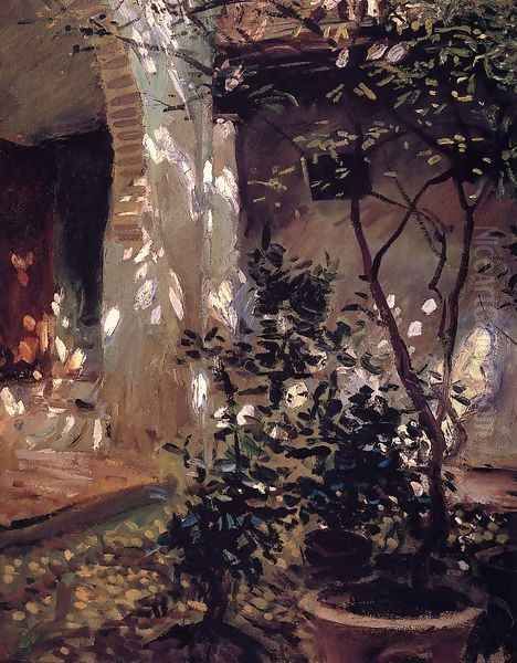 Granada Sunspots Oil Painting by John Singer Sargent