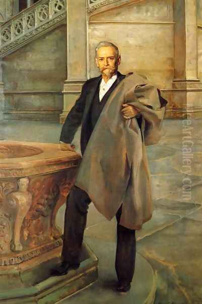 Richard Morris Hunt Oil Painting by John Singer Sargent