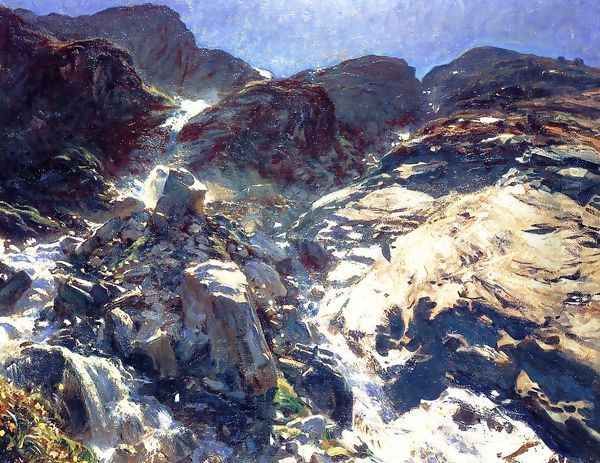 Glacier Streams Oil Painting by John Singer Sargent