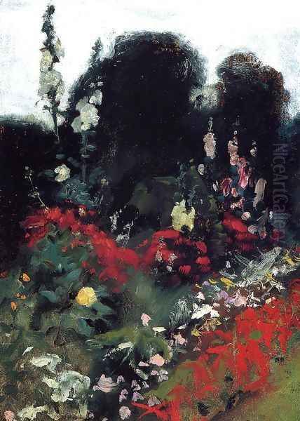 Corner Of A Garden Oil Painting by John Singer Sargent