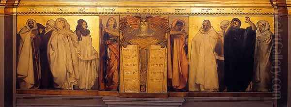 Frieze Of Prophets Oil Painting by John Singer Sargent