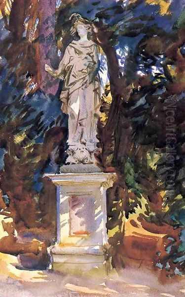 Boboli Oil Painting by John Singer Sargent