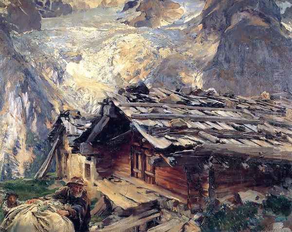 Brenva Glacier Oil Painting by John Singer Sargent