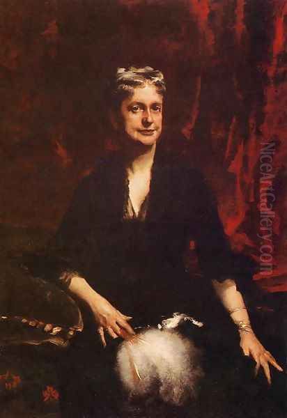 Mrs. John Joseph Townsend (Catherine Rebecca Bronson) Oil Painting by John Singer Sargent