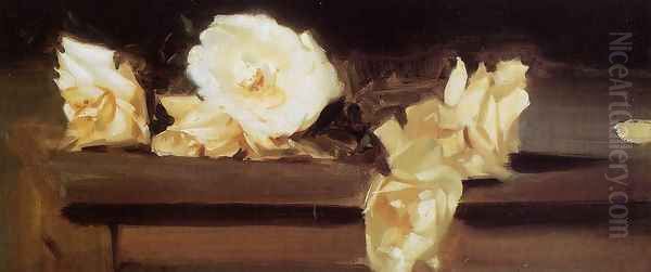 Roses Oil Painting by John Singer Sargent