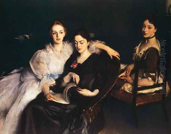 The Misses Vickers Oil Painting by John Singer Sargent