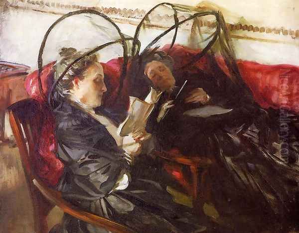 Mosquito Nets Oil Painting by John Singer Sargent